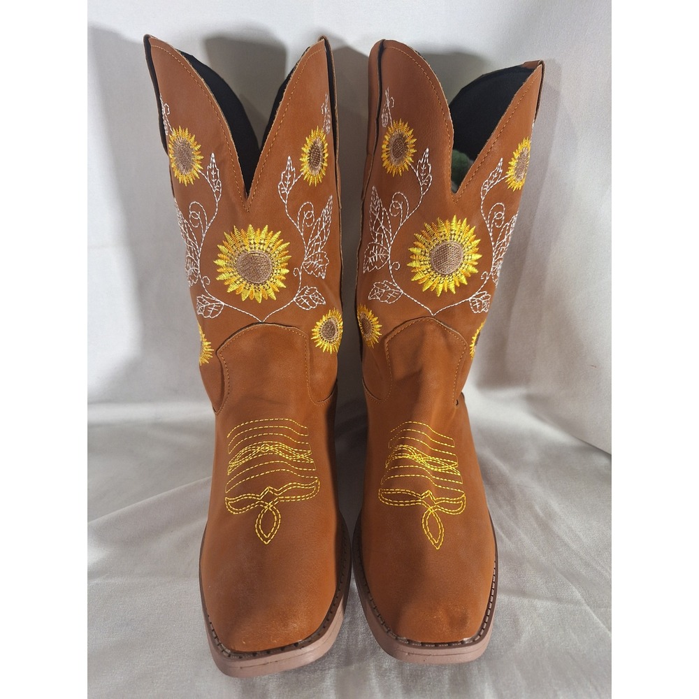 SZTee Cowboy Boots‎ For Women Winter Western Cowgirl Boots Size 38 (7) NEW